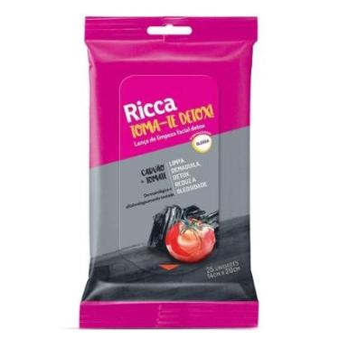Imagem de Lenço de Limpeza Facial Ricca Detox 25un-Feminino