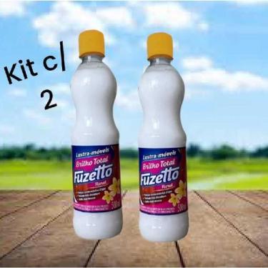 Imagem de KIT 2 Lustra Móveis 500ml Floral Perfume Proteção Brilho Total FUZETTO