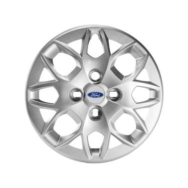 Imagem de Carlota Aro 14 Ka + Sedan 2015 2016 2017 Com Emblema Ford Resinado Pra