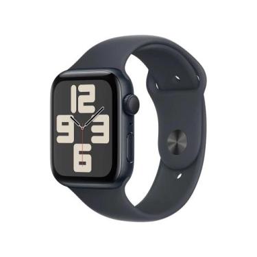 Imagem de Apple.Watch.SE.GPS Caixa Meia noite Alumínio 44mm Pulseira Esportiva M