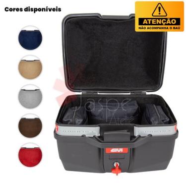 Imagem de Forração Baú Givi Monolock E27 Forro Premium 27 Litros - Jaspe Ateliê,