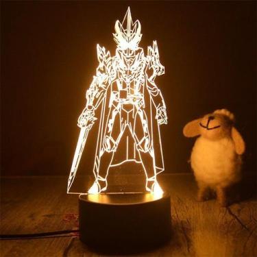 Imagem de Luz noturna Kamens Riders Sabers 3D com mudança de cor - yiweisai