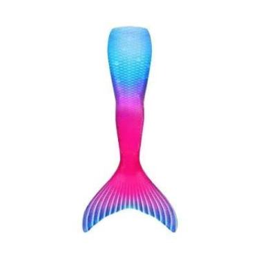 Imagem de Fantasia De Sereia Para Crianças E Adultos, Traje De Natação Com Monof