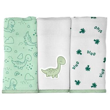 Imagem de BABETE BUBLIM MALHAS URSO ESTRELAS - Kit com 3 Unidades - INCOMFRAL
