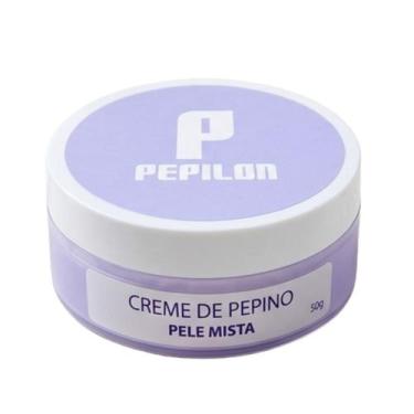 Imagem de Creme Hidratante Facial de Pepino Pele Mista 50g - Pepilon