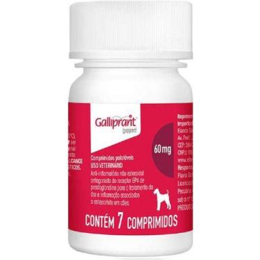 Imagem de Galliprant 60mg Elanco Cães 07 Comprimidos