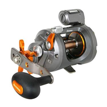 Imagem de OKUMA FISHING TACKLE Carretel de pesca para contador de linha de água fria CW-153DLX, multicolorido