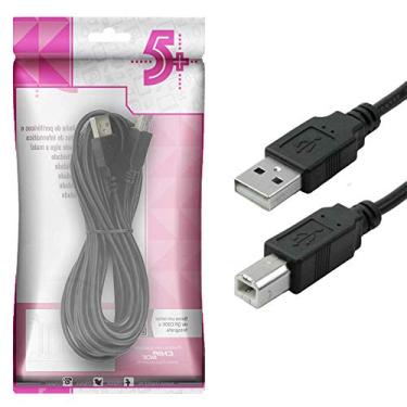Imagem de Cabo Usb 2 - Usb a Macho + Usb B Macho 2 - 5M - Preto