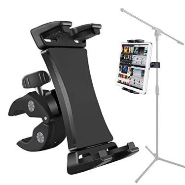 Imagem de Suporte de música para microfone, suporte para tablet, smartphone, braçadeira giratória de 360 graus, compatível com tablets de telefone de 3,5 a 13,5 polegadas, iPad Pro 12,9 11 10,5 Air Mini,