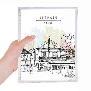 Imagem de Um pequeno hub em Chengdu, da China, caderno, folhas soltas, agenda recarregável, papelaria