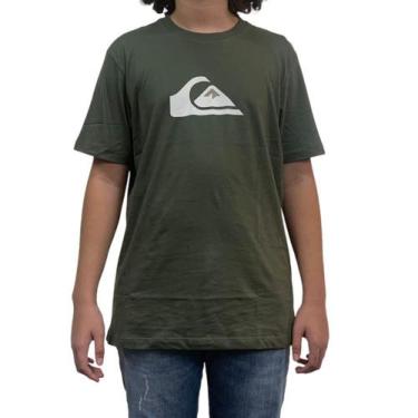 Imagem de Camiseta Quiksilver Comp Logo Verde Militar