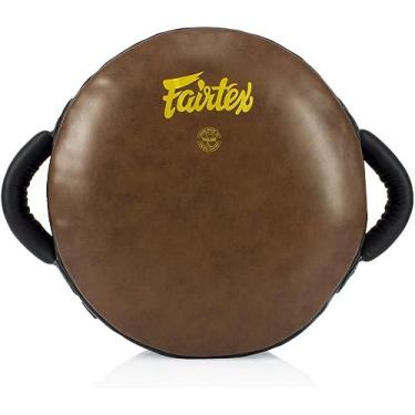 Imagem de Fairtex Leg Kicking Pads LKP2 Donut Round Shape Pads Brown Heavy Punching Training Boxe, Kickboxing, MMA