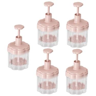 Imagem de NOLITOY 5 Unidades xampu ferramenta formador de bolhas de espuma automático garrafa de aperto máquina de espuma leite de limpeza viagem garrafa de espuma pp rosa