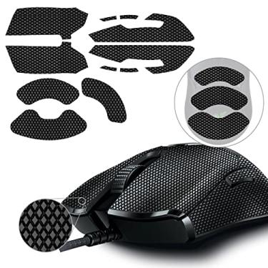 Imagem de TALONGAMES Fita antiderrapante para mouse compatível com Razer Viper/Viper Ultimate Gaming Mouse, absorção de suor de palma, fina de 0,5 mm, corte para ajustar, fácil de aplicar, pele de mouse