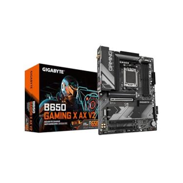 Imagem de GIGABYTE B650 Gaming X AX V2 (rev. 1.0) AM5 LGA 1718 AMD B650 ATX DDR5, Triple M.2, PCIe 5.0, USB 3.2 Gen2x2 Type-C, AMD Wi-Fi 6E, Realtek 2.5GbE LAN