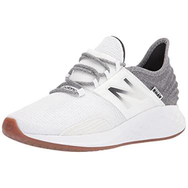 Imagem de New Balance Tênis feminino Fresh Foam ROAV V1, Branco/preto, 8.5 Wide