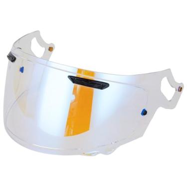 Imagem de Soman Viseira de substituição Regent-X, VAS-V MAX Vision, compatível com proteção UV Regent-X VAS-V MAX Corsair-X Quantum-X Signet-X Dt-X Defiant-X (Azul Revo Transparente)