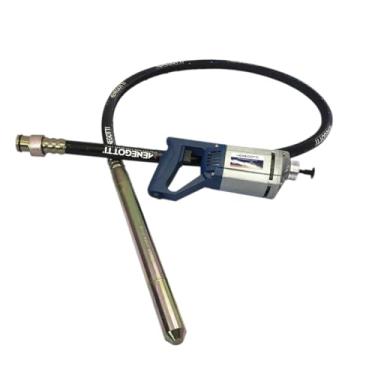 Imagem de Vibrador Colunas Laje Menegotti 1000w 127V C/Mangote 35mm X 2,5m P/Concreto Pedreiro Construtor Profissional