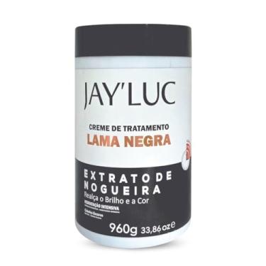Imagem de Creme De Tratamento Lama Negra Jay Luc 960G, Jay'Luc Cosméticos, Creme De Tratamento De Cabelo Com Extrato De Nogueira, Preto, Cabelos Escuros, Hidratação Intensiva, Ação Imediata Em 3 Minutos