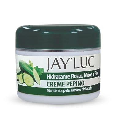 Imagem de Creme Hidratante Pepino Jay Luc 30G, Jay'Luc Cosméticos, Creme Hidratante De Rosto, Mãos E Pés, Verde, Todos Os Tipos De Pele, Hidratação Da Pele