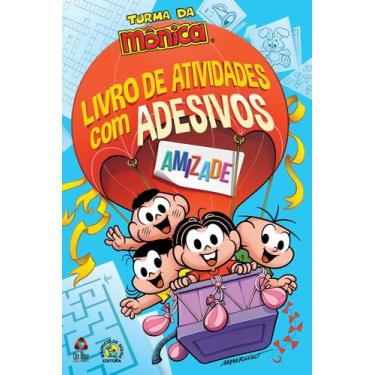 Imagem de Livro - Turma da Mônica Livro de Atividades com Adesivos - Amizade