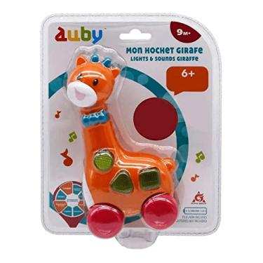 Imagem de Auby Brinquedo Infantil Girafa com Luzes e Sons – Estímulo Motor – Bebês 6m+