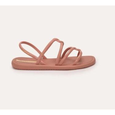 Imagem de Sandalia Feminina Ipanema Meu Sol 27135, 38, Rosa claro, Amarelo