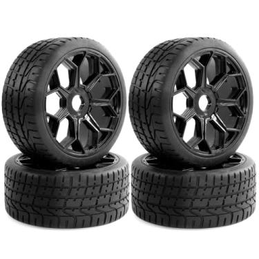 Imagem de REDSPIDER • 2.9''RC Tires with Foam Inserts（4pcs） Honeycomb Wheel Hub 17mm Hex 42 Wide diameter102mm for Arrma Felony Infraction 6S BLX Typhon 3S 6S MEGA550 Limitless Roller (Type A)