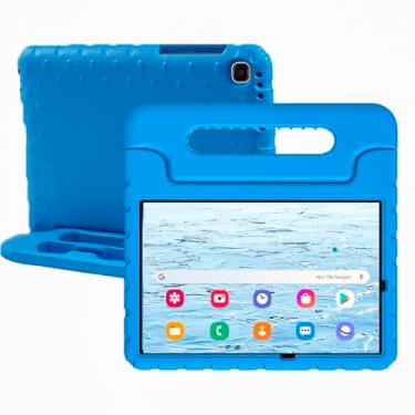 Imagem de Merocab Capa infantil para Samsung Galaxy Tab S6 Lite 10,4 polegadas 2022/2020 com compartimento para caneta S (SM-P610/P613/P615/P619), capa infantil leve à prova de choque com alça para Galaxy Tab