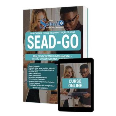 Imagem de Apostila SEAD-GO - Analista de Gestão Governamental - Gestão e Desenvo