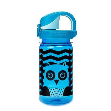 Imagem de Nalgene Garrafa de água Sustain Tritan Kids On The Fly sem BPA feita com material derivado de 50% de resíduos de plástico (usando equilíbrio de massa certificado ISCC), à prova de vazamento, durável,