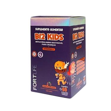 Imagem de Vitamina B12 Infantil Metilcobalamina Mastigavel Fortlife