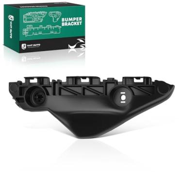 Imagem de YHTAUTO Retentor de para-choque dianteiro direito do lado do passageiro compatível com Toyota Yaris 2007-2012 (apenas Sedan), suporte de para-choque de plástico