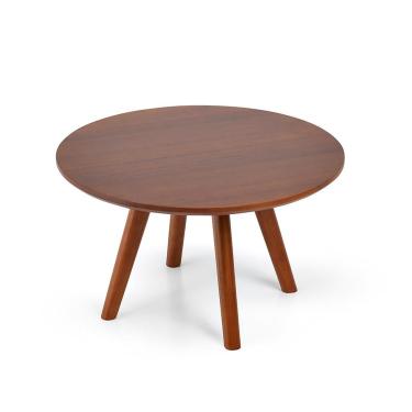 Imagem de Mesa de Centro Redonda Sabrina Nozes 35 cm