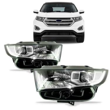Imagem de Par Farol Edge Eletrico Com Motor Com Projetor 2016 2017 - DEPO
