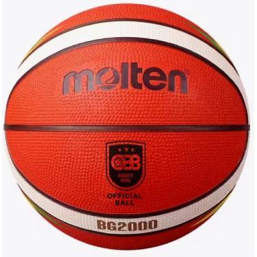 Imagem de Bola de Basquete Molten B7G2000 Basketball CBB Rubber Cover FIBA Appro