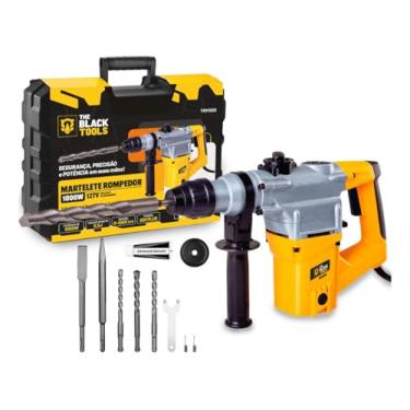 Imagem de Martelete Combinado Sds-plus 1000w Com Maleta 220v Trm100 The Black Tools