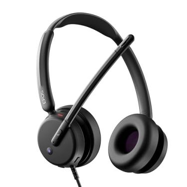 Imagem de EPOS Impact 460T – Fone de ouvido intra-auricular binaural com microfone duplo, cancelamento de ruído, conectividade USB-C/USB-A, equipes Microsoft, home office, plug-and-play, zoom, UC