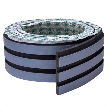 Imagem de Painel Ripado Laminado De Eva Autocolante Flexível Rolo 5mt Blue Com Textura | Azul