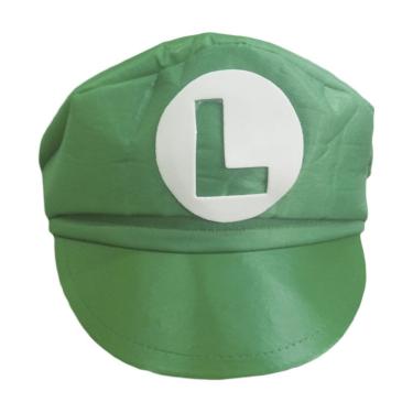 Imagem de Chapéu Italiano Encanador Verde Infantil De Pelúcia
