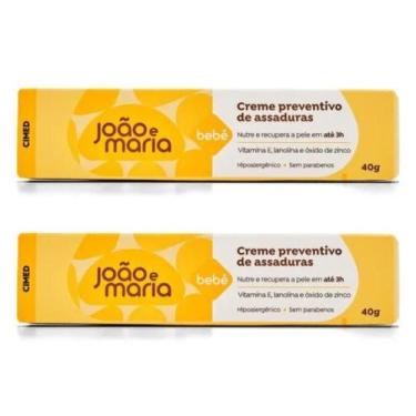 Imagem de Kit c/ 2un creme para assadura de bebe joao e maria cimed 40g