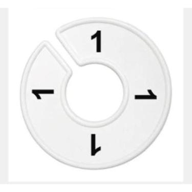 Imagem de Kit separador numérico do 01 a 16