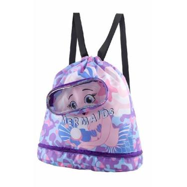 Imagem de Mochila Bolsa Natação Piscina Infantil Crianças Coleção - Hero Band, R