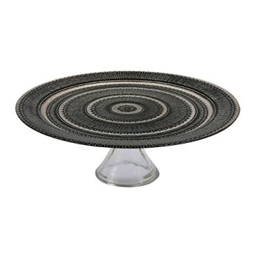 Imagem de Tuut Linha Ely Prato Para Bolo Vidro Com Pé 28 cm