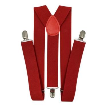 Imagem de Suspensórios Masculino Feminino Largo Plus Size Gg Ajustavel - RPires,