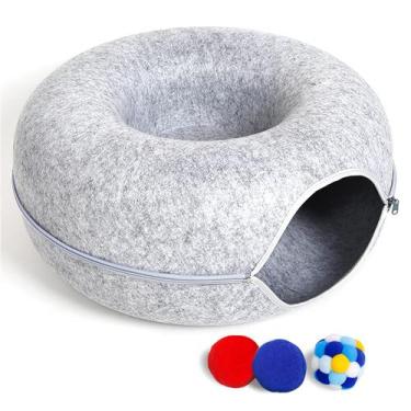 Imagem de Cama de túnel Cat PLIISLUP Large para gatos domésticos de até 30 kg