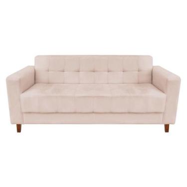 Imagem de Sofá 3 Lugares Arezzo Suede Bege - DROSSI
