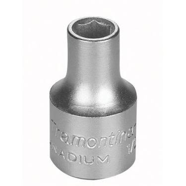 Imagem de Soquete Sextavado em Aço Cromo Vanádio 9 mm - Encaixe 1/2" Tramontina 