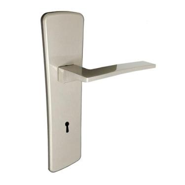 Imagem de Fechadura Interna Safira Espelho Champanhe 55mm União Mundial - Unio M