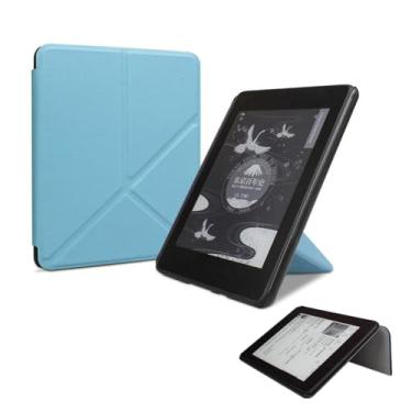 Imagem de Yzlvigrous 7 Polegadas Capa para Kindle Oásis 9/10ª Geração 2017/2019, Cobertura de Casca de Origami Ultrafina com Tampa Traseira de PC com Recurso de Vigília do Sono Automático